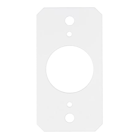 Hubbell Wiring Device-Kellems Center Sub Plate, 1 Gang, Rectangular, Steel S1R10CSPG